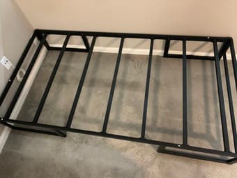 Twin Bed frame and twin mattress 4