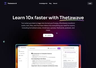 Revolutionize Your Note-Taking with ThetaWave AI 4