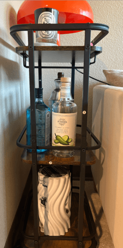 Selling bar cart + stainless steel shaker 1