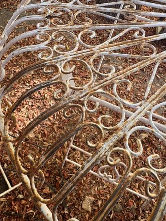 French garden table & chair, foldable 3