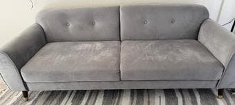 TV, TV stand, table, chairs and sofa 1