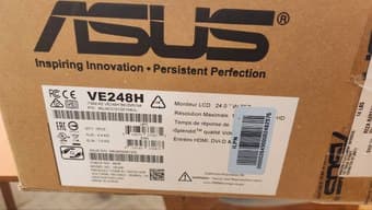 ASUS 24" Full HD Monitor 1080p 3