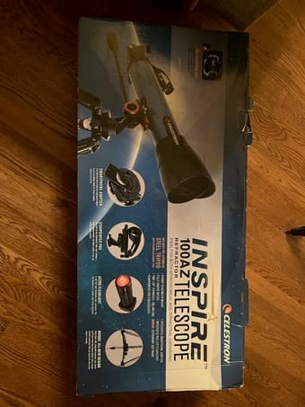 Celestron Inspire 100AZ Refractor Telescope 1