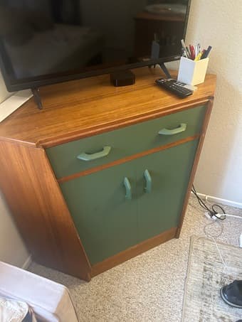 Corner Desk - real wood antique 1