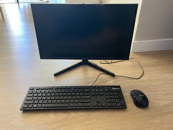 Onn 22” Monitor and Mouse/Keyboard 1