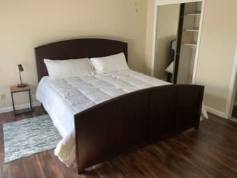 Two bedroom flat - furnished master bedroom 3