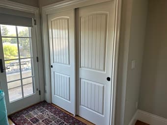 A bedroom in our beautiful new house in Palo Alto near campus 2