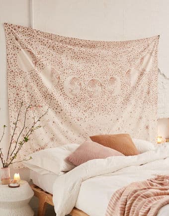 UO Stardust Rose Gold Wall Tapestry 1