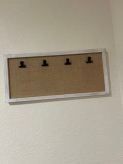 Wall decor (succulent canvas + clipboard) 1