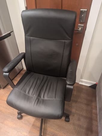 IKEA sofa/bed, shelves, tables ergonomic chair 2