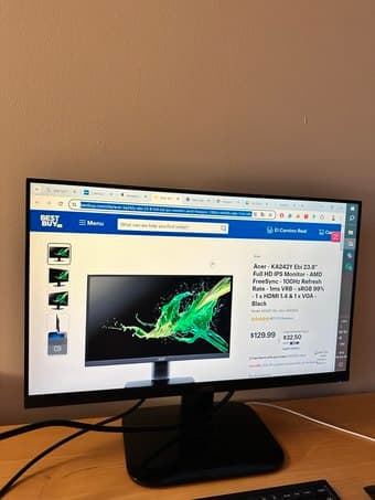 Acer 23.8" Full HD Monitor 1