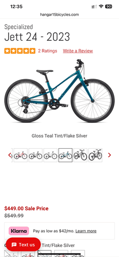 Specialized Jett 24 (originally $500+), ultra low adjustable seat 1