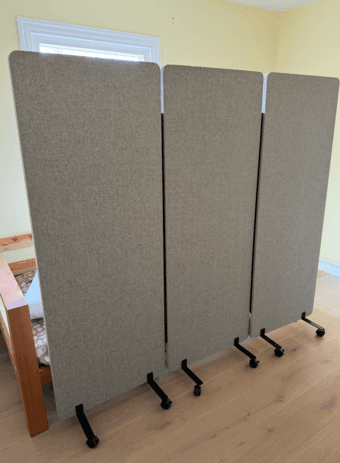 Sound Proof Room Divider 3 Panel Premium 2