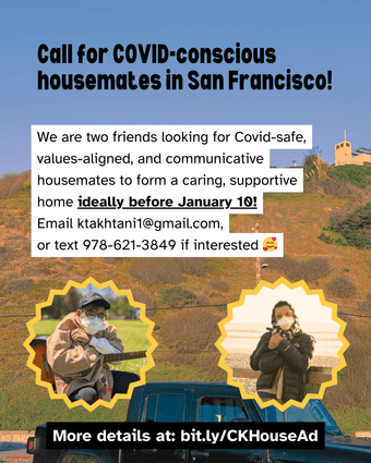 Seeking COVID Safe Housemates in SF 1