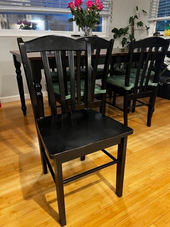 Small Dining Set w/ Table + 6 Chairs 2