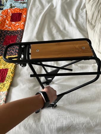 Like new REI back rack for bike 1