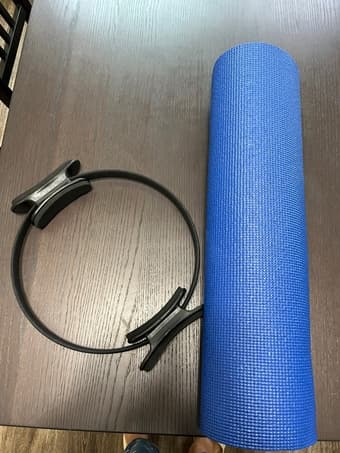 Yoga mat (new)+Foam roller+Pilates Ring 1