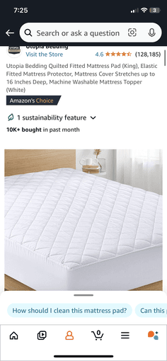 NEW UNOPENED MATTRESS PROTECTOR /PAD 1