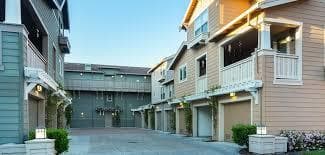 Bedroom & Bathroom in 2B/2B in Stanford West Apartments 1