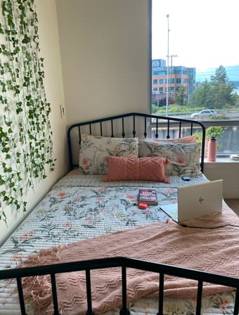 Queen bed-frame for sale 1