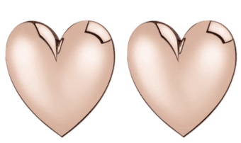 Jennifer Fisher X Loveshackfancy Puffy Heart Stud Earrings (new) 2