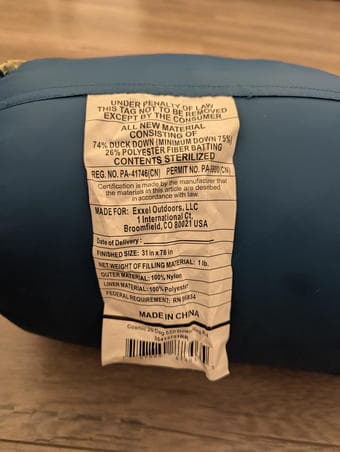 Kelty Cosmic Down 20F Regular Sleeping Bag 2