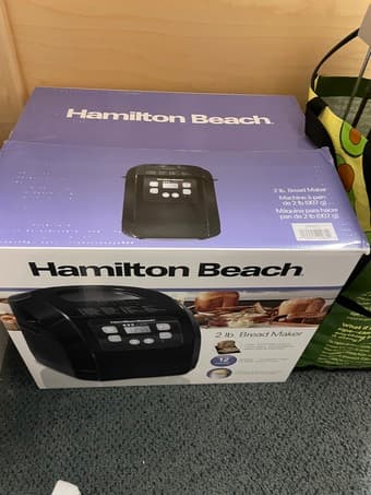 Hamilton Beach breadmaker 1