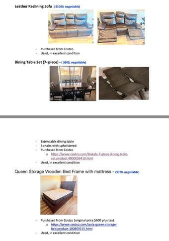 Moveout sale:Sofa, tables, Bike & more (must go by 26th Feb) 4