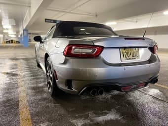 2017 Fiat 124 Spider Abarth (Mazda Miata), 6-speed manual, 34k miles 2