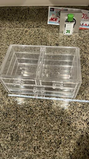 Small acrylic drawer storage 4