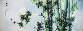 Chinese traditional culture -- bamboo painting 1