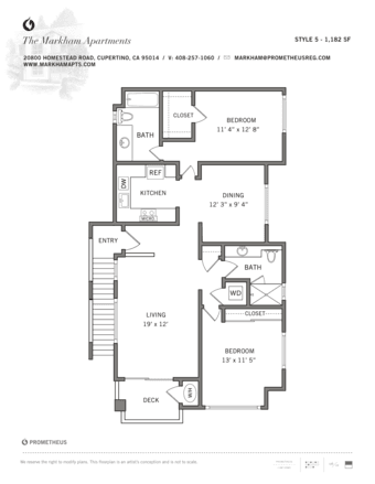 Spacious 2B 2B Apt in Cupertino starting March 17th 1