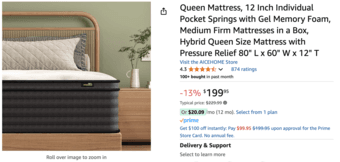 Queen size matress that has never been used 2