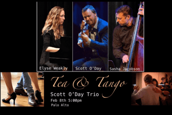 Tea & Tango Practica w/ Guitar, Piano & Double Bass on Saturday, Feb 8 1