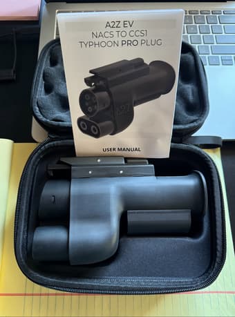 [New] A2ZEV Typhoon Pro NACS -> CCS1 Adapter (for Tesla Superchargers) 1