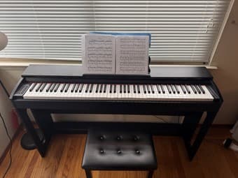 Digital piano with Bench 3