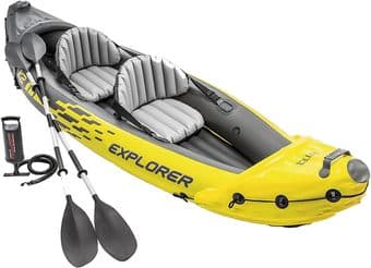 Inflatable kayak 2 person + 2 life vests 1