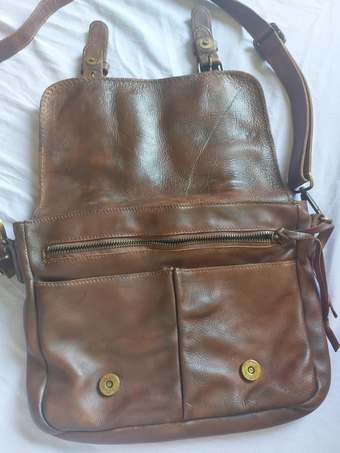 Leather messenger bag (Roots tribe) 3