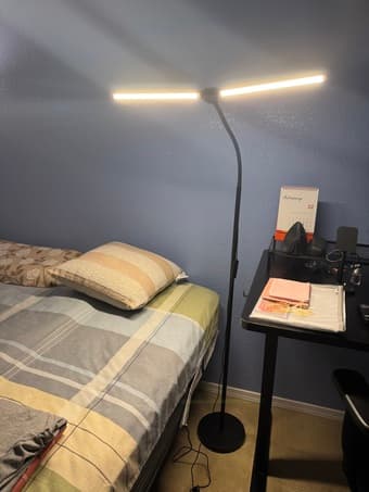 Light intensity and direction adjustable standing lamp 1