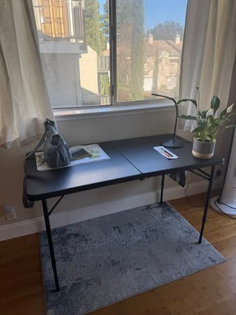 Folding chair and folding table for patio, studying, or outdoors 2