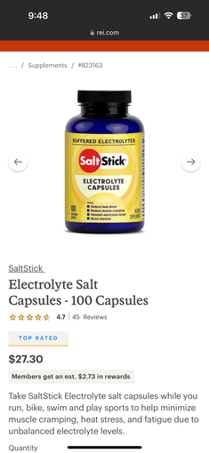 BRAND NEW NOT OPENED SaltStick Caps 100 count 1