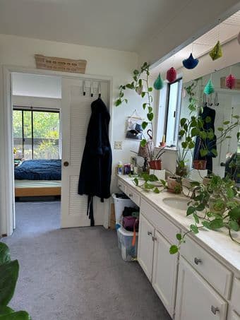 Sunlit master bedroom in Sharon Heights home! Couples welcome! 2