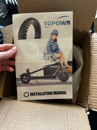 COMPLETELY NEW: TOPOWN 2 pcs Solid Tire for Electric Scooter 3