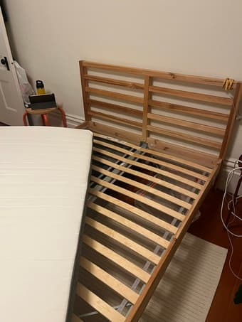 Bed frame + Mattress 1