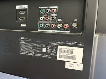 32 “ Philips flat screen TV with power-cord and remote 4