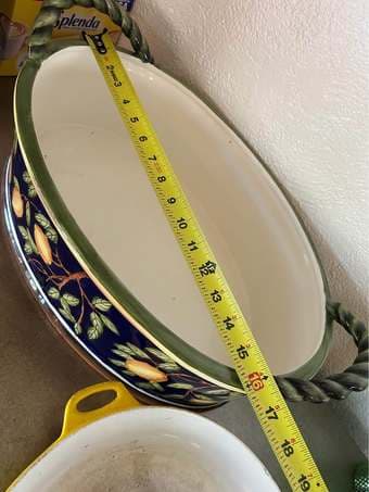 Absolutely gorgeous ceramic dish basket 1