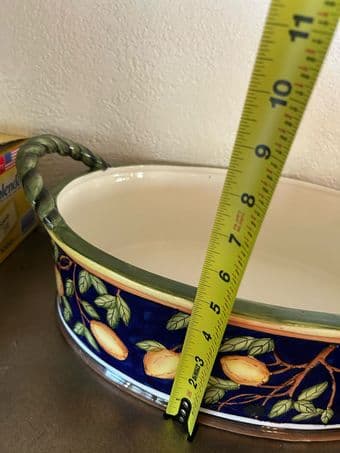 Absolutely gorgeous ceramic dish basket 3