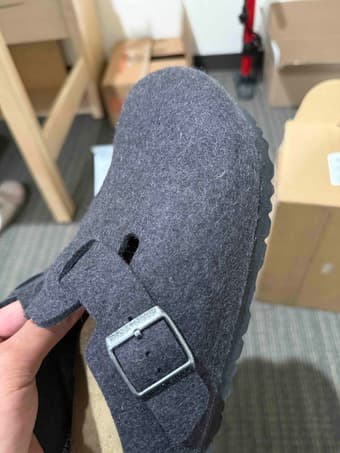 New Birkenstock Boston in Wool 2