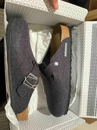 New Birkenstock Boston in Wool 3