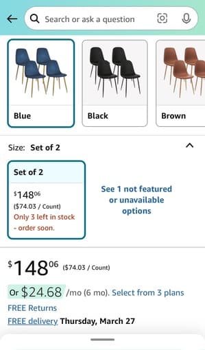 velvet cushion side chairs for sale 2